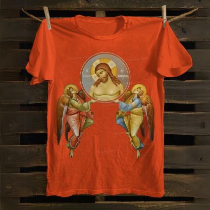 Icon of Christ after the Passion Cotton T-shirt