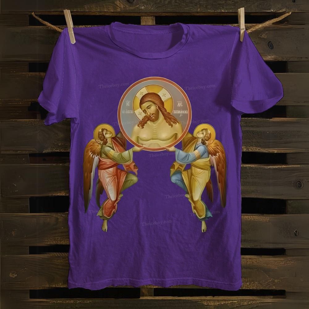 Icon of Christ after the Passion Cotton T-shirt