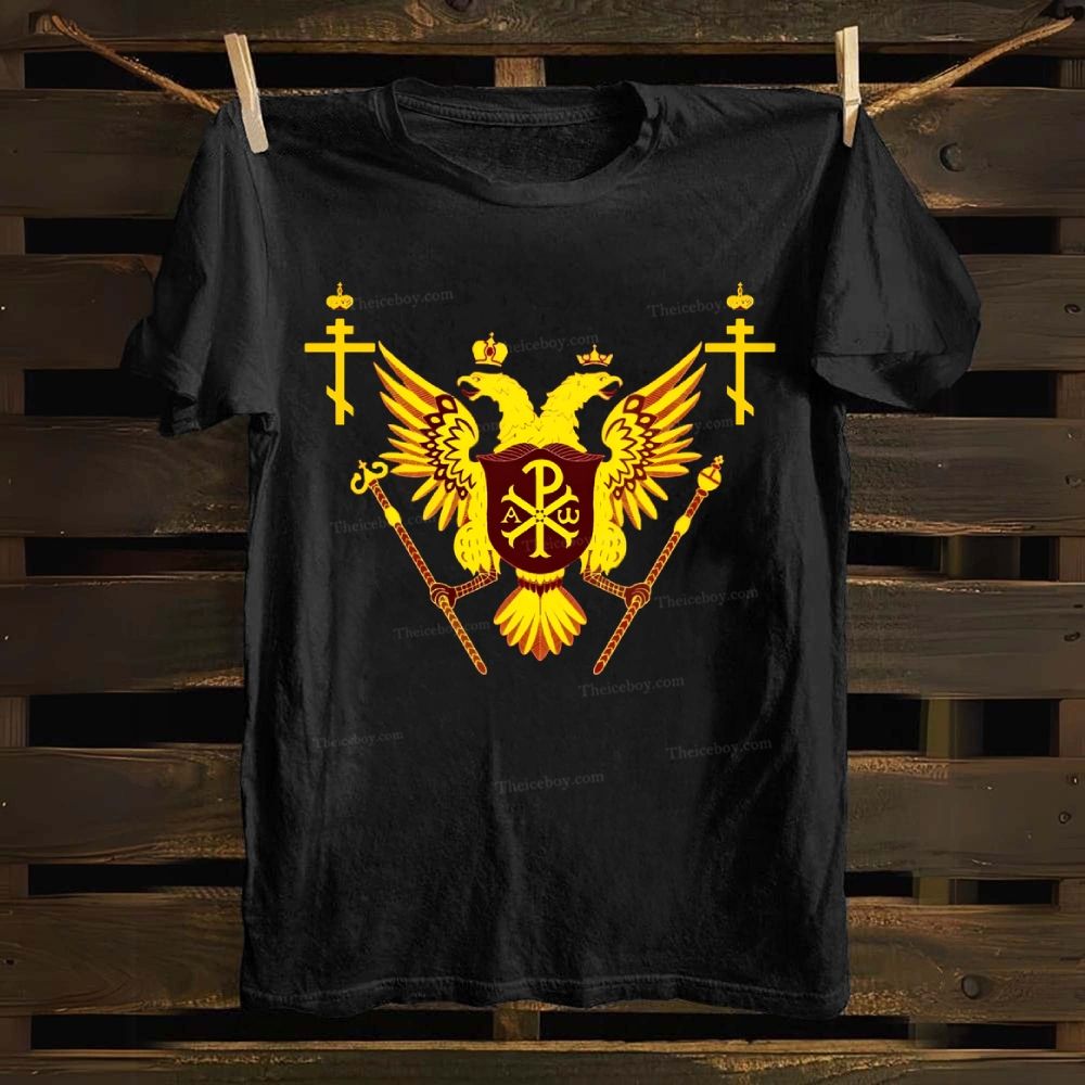 Orthodox double-headed eagle Cotton T-shirt