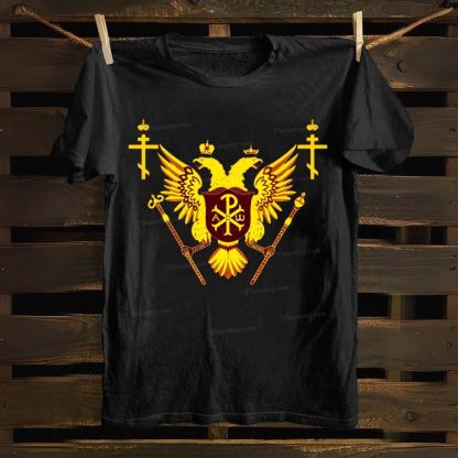 Orthodox double-headed eagle Cotton T-shirt