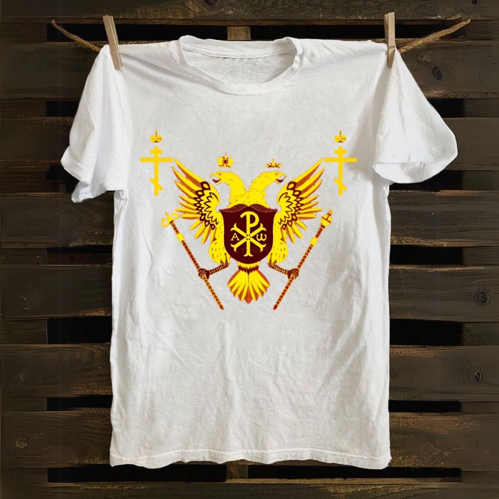 Orthodox double-headed eagle Cotton T-shirt