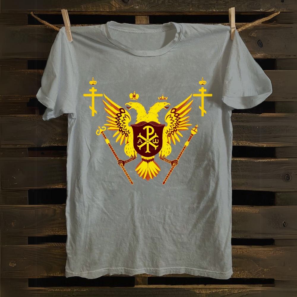 Orthodox double-headed eagle Cotton T-shirt