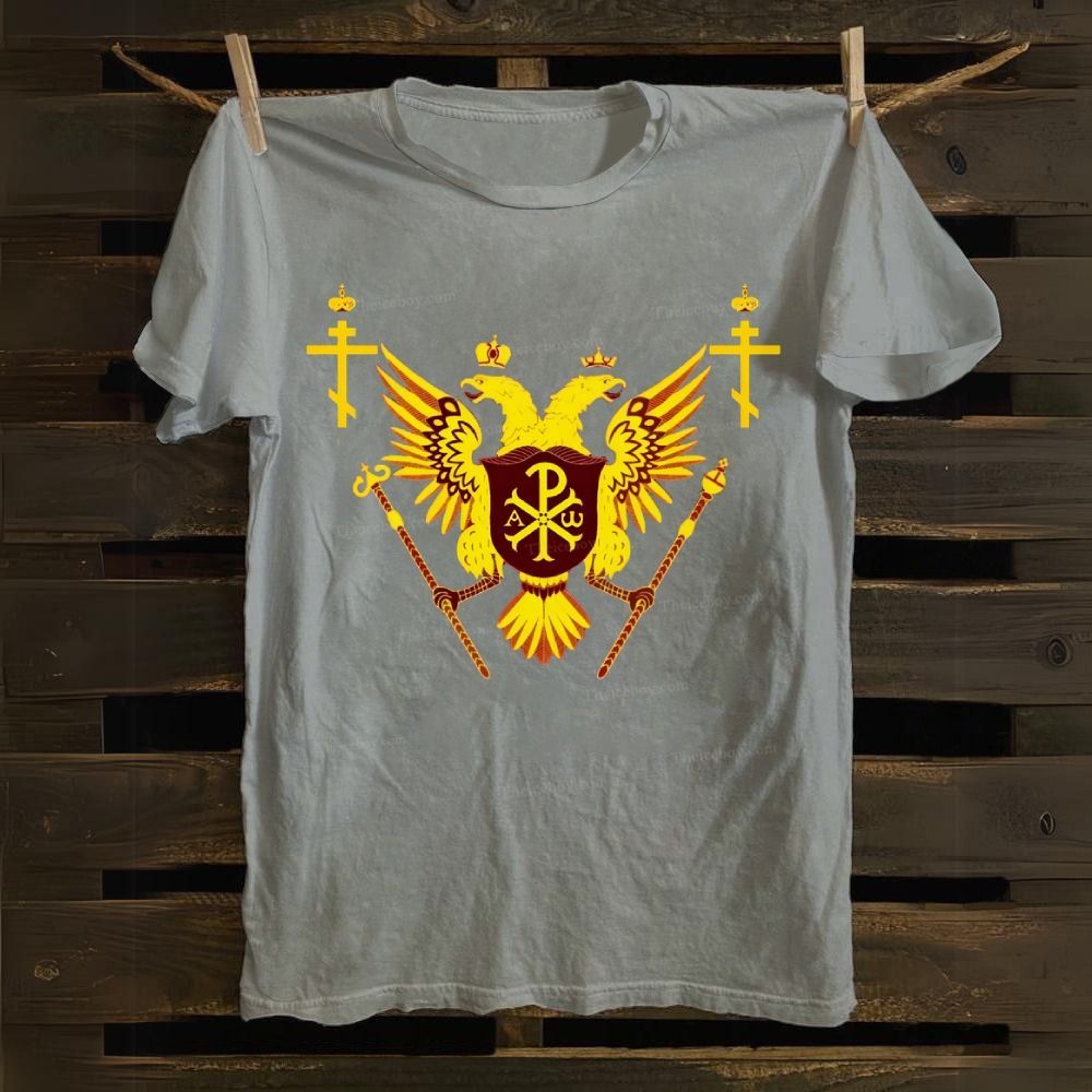 Orthodox double-headed eagle Cotton T-shirt