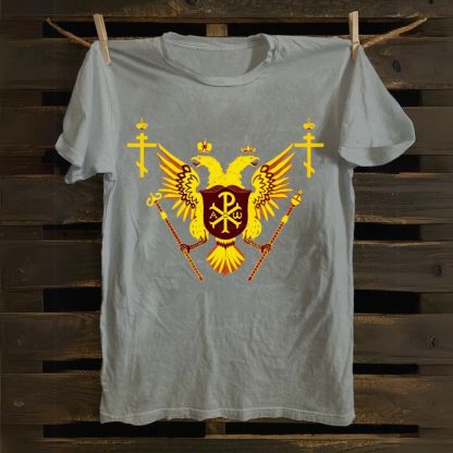 Orthodox double-headed eagle Cotton T-shirt