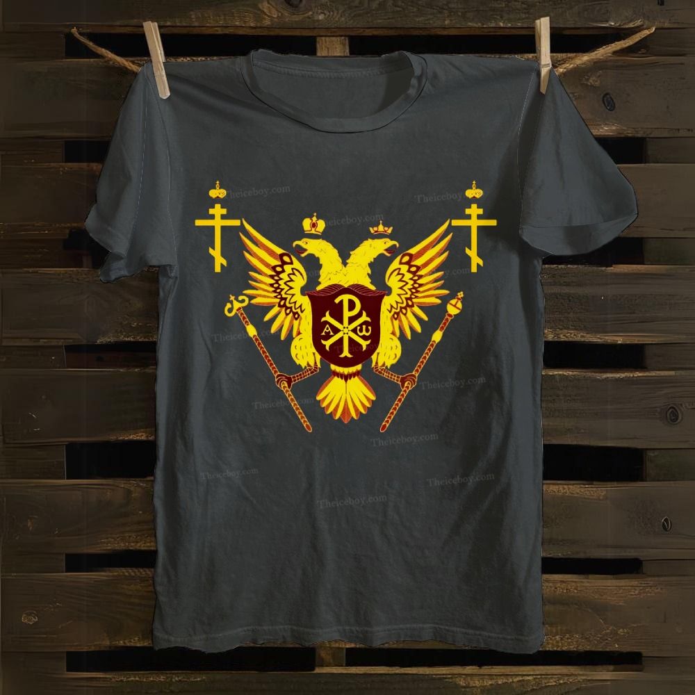 Orthodox double-headed eagle Cotton T-shirt