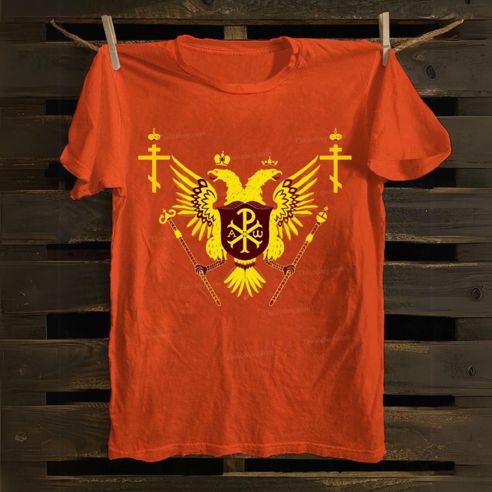 Orthodox double-headed eagle Cotton T-shirt