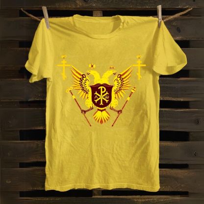Orthodox double-headed eagle Cotton T-shirt