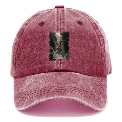 Angel Of Justice Unisex Vintage Casual Washed Cap