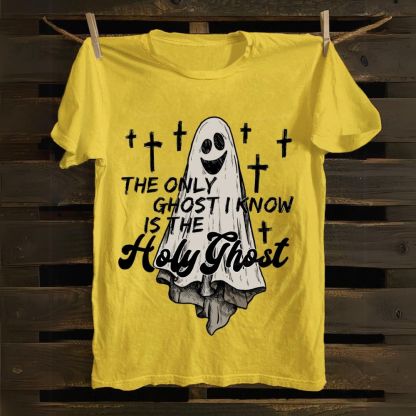 The Only Ghost I Know Is The Holy Ghost Cotton T-shirt