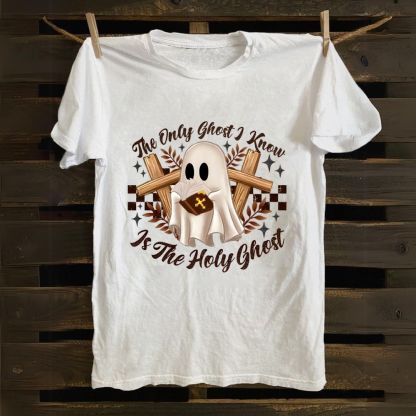 The Only Ghost Know Is The Holy Ghost Cotton T-shirt