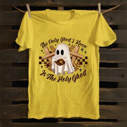 The Only Ghost Know Is The Holy Ghost Cotton T-shirt