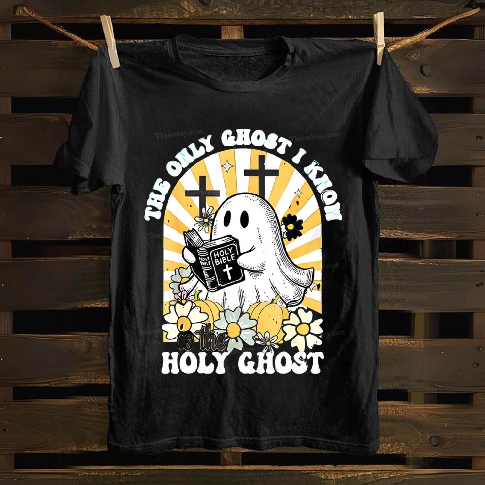 The Only Ghost I Know Holy Ghost Cotton T-shirt