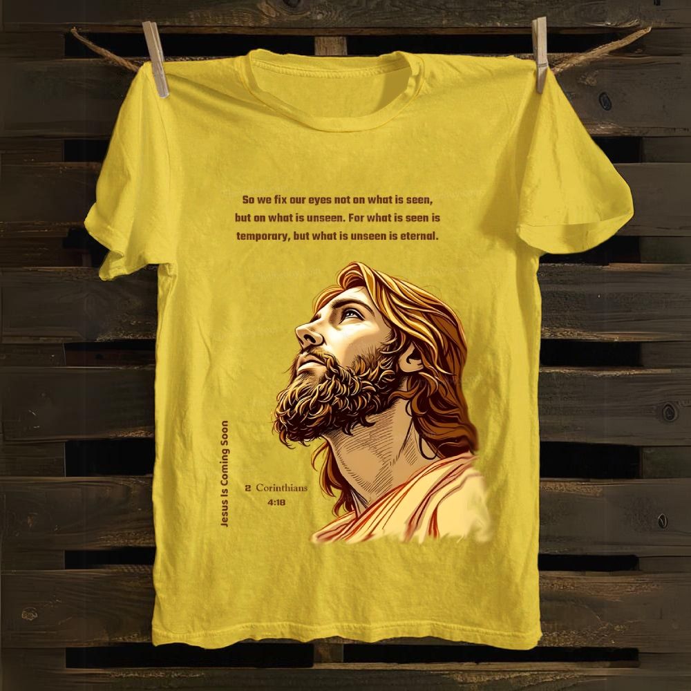 What Is Unseen Is Eternal Cotton T-shirt