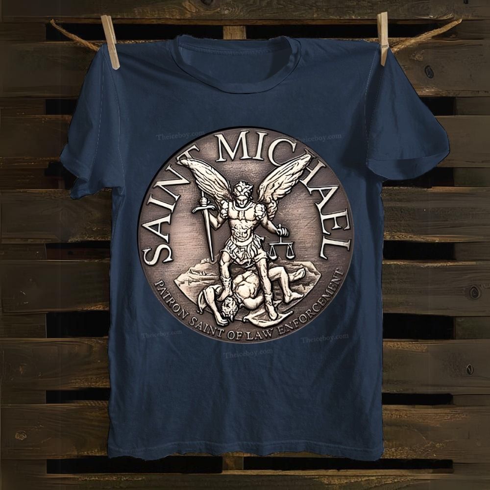 St Michael the Archangel Cotton T-shirt