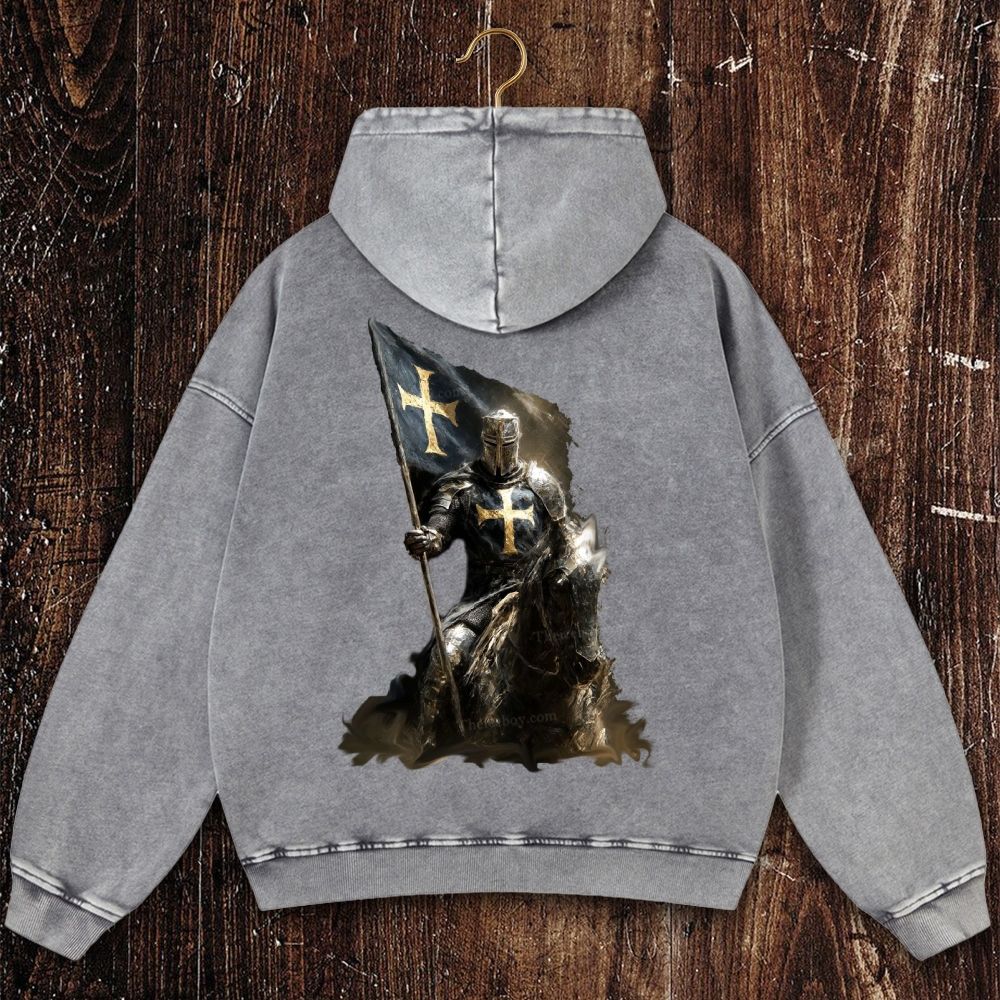 Cor Leonis Christian Washed Hoodie