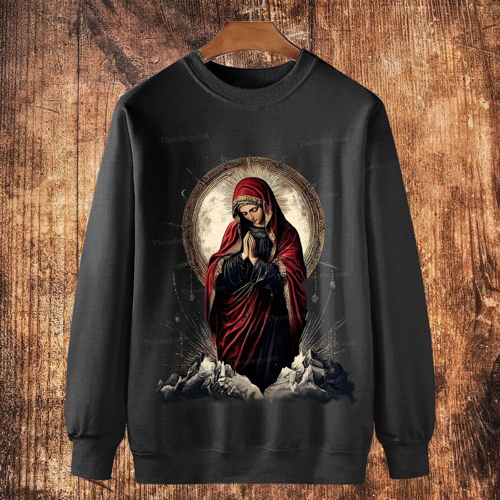 Merciful Embrace Cotton Crewneck Sweatshirt