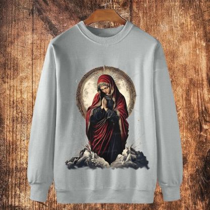 Merciful Embrace Cotton Crewneck Sweatshirt
