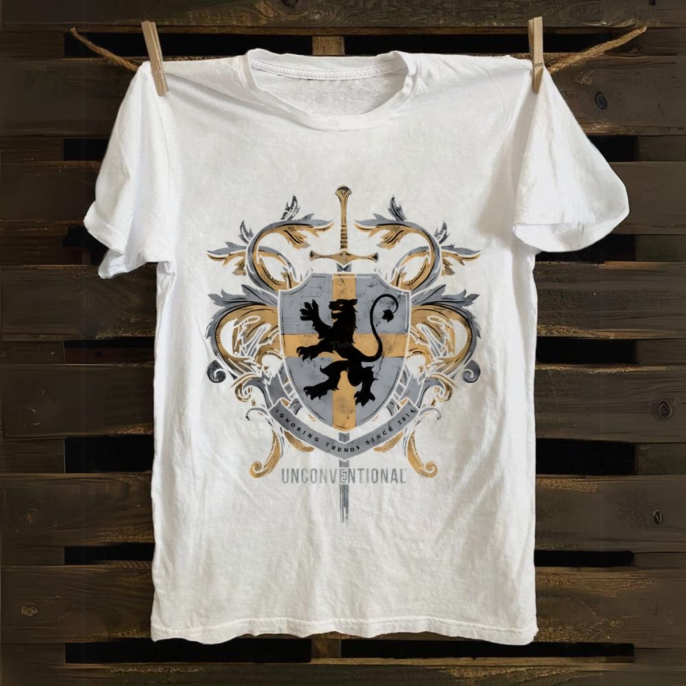 Unconventional Christian Cross Cotton T-shirt