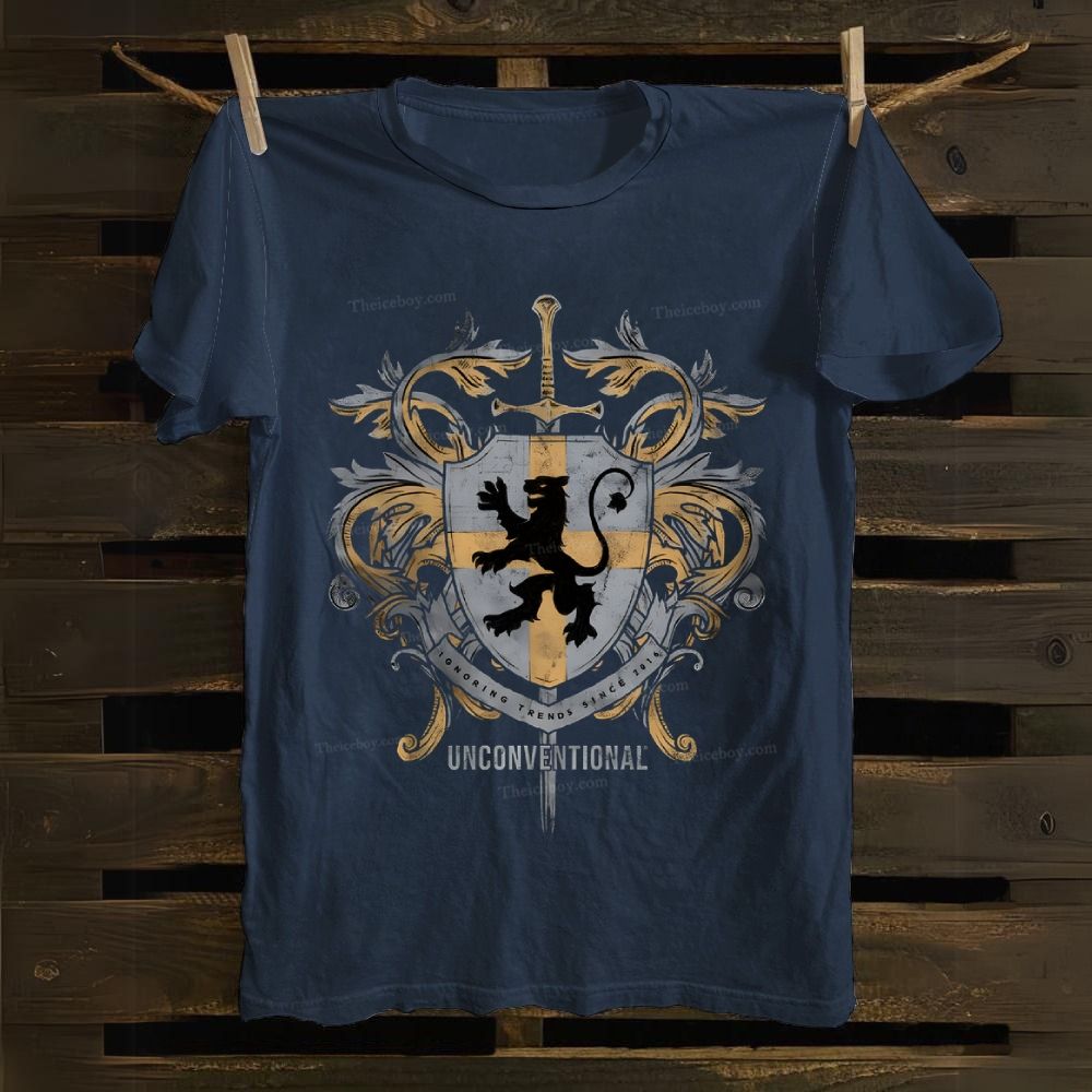 Unconventional Christian Cross Cotton T-shirt