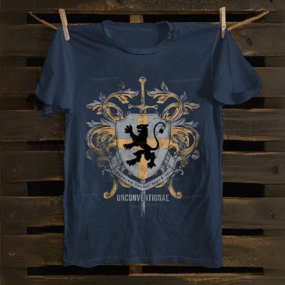 Unconventional Christian Cross Cotton T-shirt