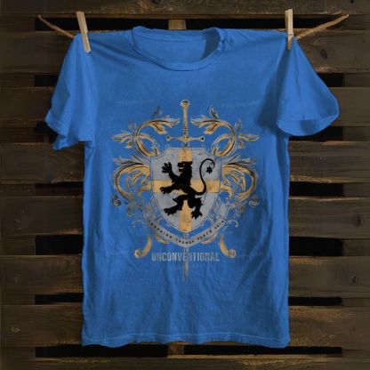 Unconventional Christian Cross Cotton T-shirt