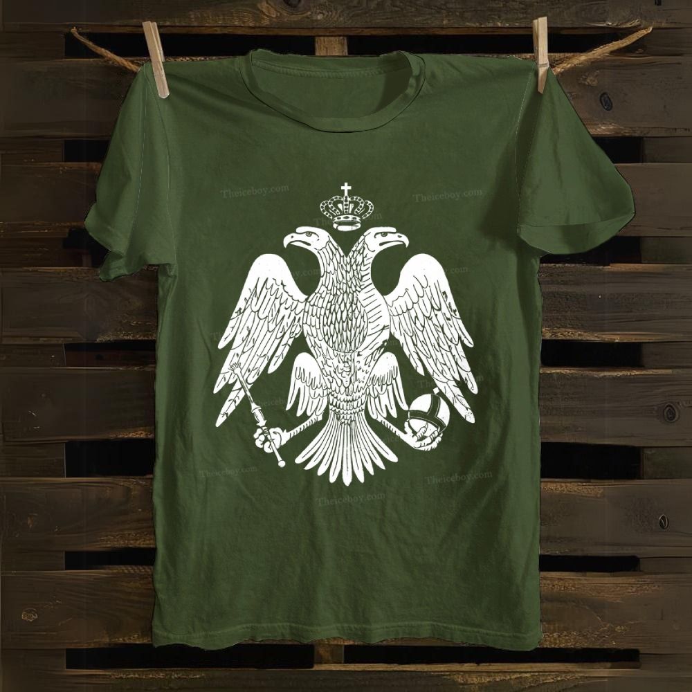 Byzantine Double-Headed Eagle Cotton T-shirt
