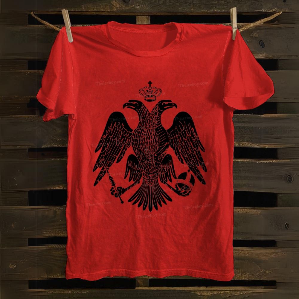 Byzantine Double-Headed Eagle Cotton T-shirt