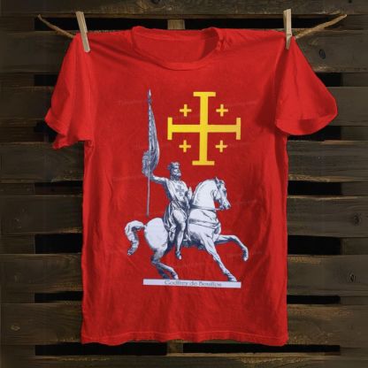 Godfrey de Bouillon Crusades Jerusalem Cross Cotton T-shirt