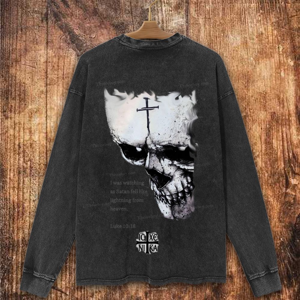 IC XC NI KA Christian Washed Sweatshirt