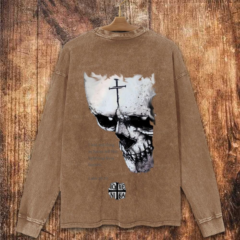 IC XC NI KA Christian Washed Sweatshirt