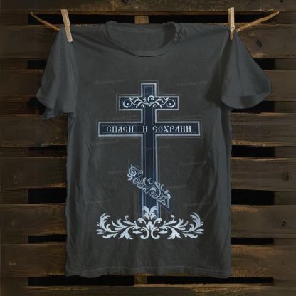 Orthodox Cross Cotton T-shirt