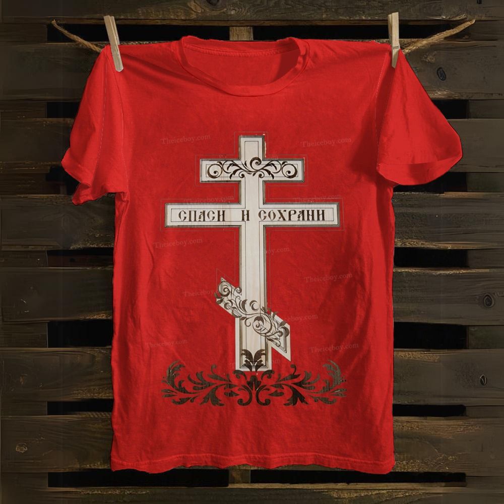 Orthodox Cross Cotton T-shirt