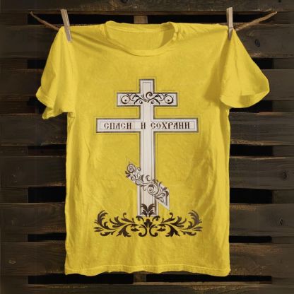 Orthodox Cross Cotton T-shirt