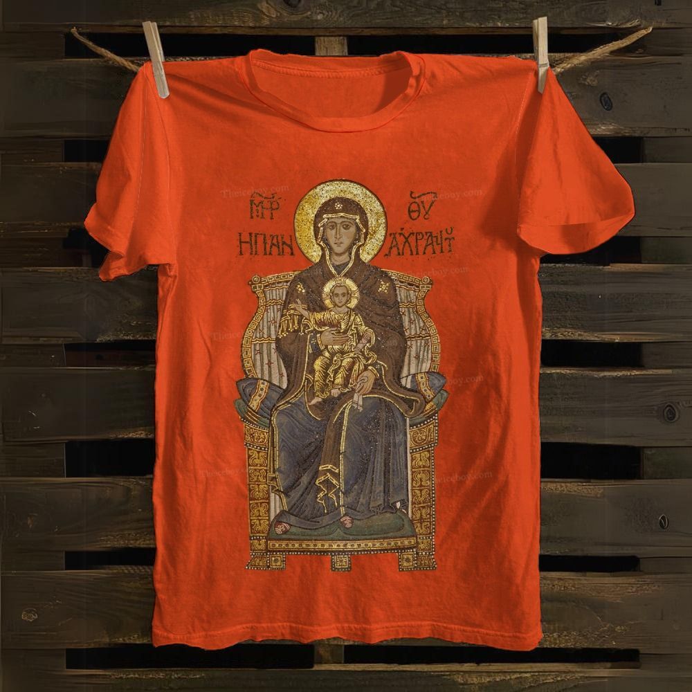 Virgin Mary Cotton T-shirt
