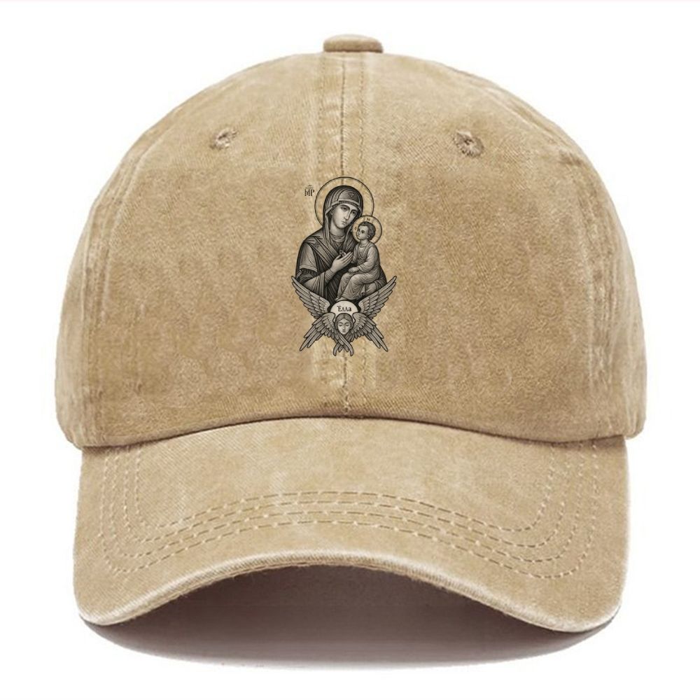 Lmmaculate Heart Unisex Vintage Casual Washed Cap