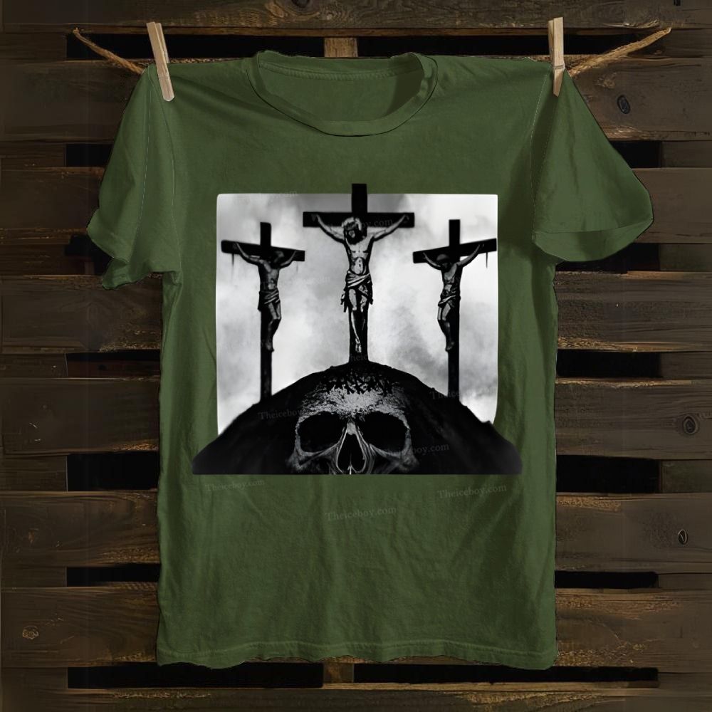 Golgotha Jesus Cotton T-shirt