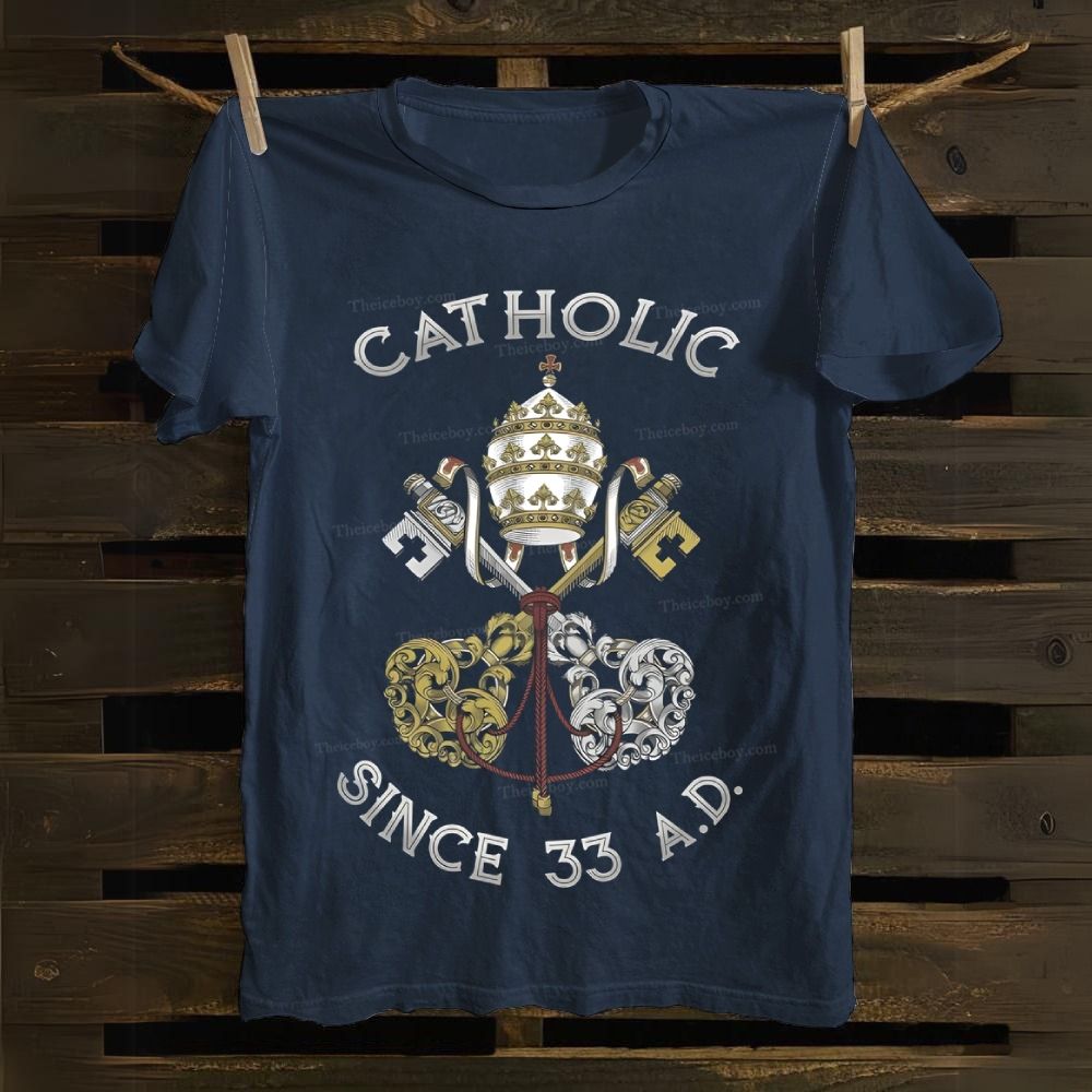 Catholic Sonce 33 A.D. Cotton T-shirt