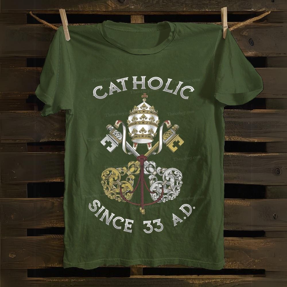 Catholic Sonce 33 A.D. Cotton T-shirt