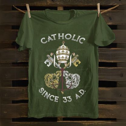 Catholic Sonce 33 A.D. Cotton T-shirt