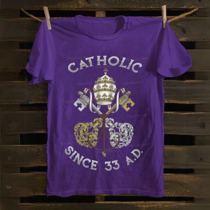 Catholic Sonce 33 A.D. Cotton T-shirt