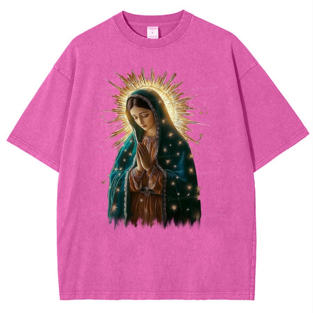 Theotokos Grace Snowflake Vintage Cotton T-Shirt