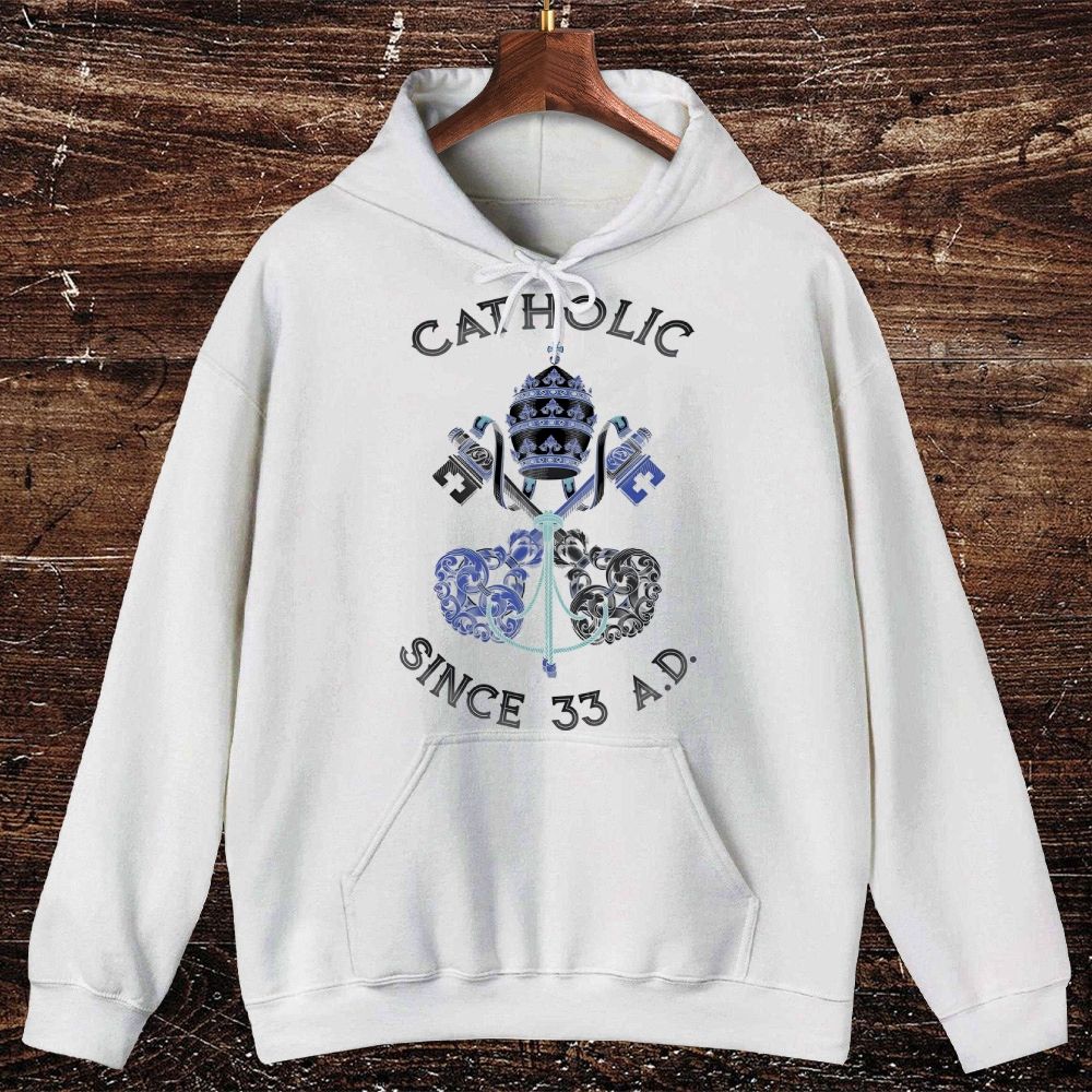 Catholic Sonce 33 A.D. Oversized Cotton Hoodies