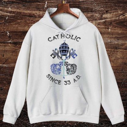 Catholic Sonce 33 A.D. Oversized Cotton Hoodies