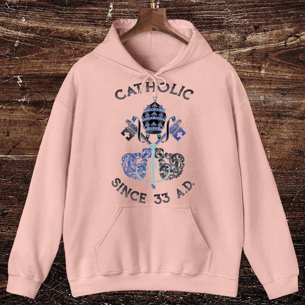 Catholic Sonce 33 A.D. Oversized Cotton Hoodies