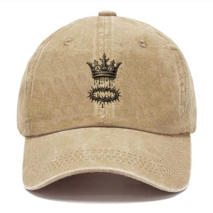 A Ω Unisex Vintage Casual Washed Cap