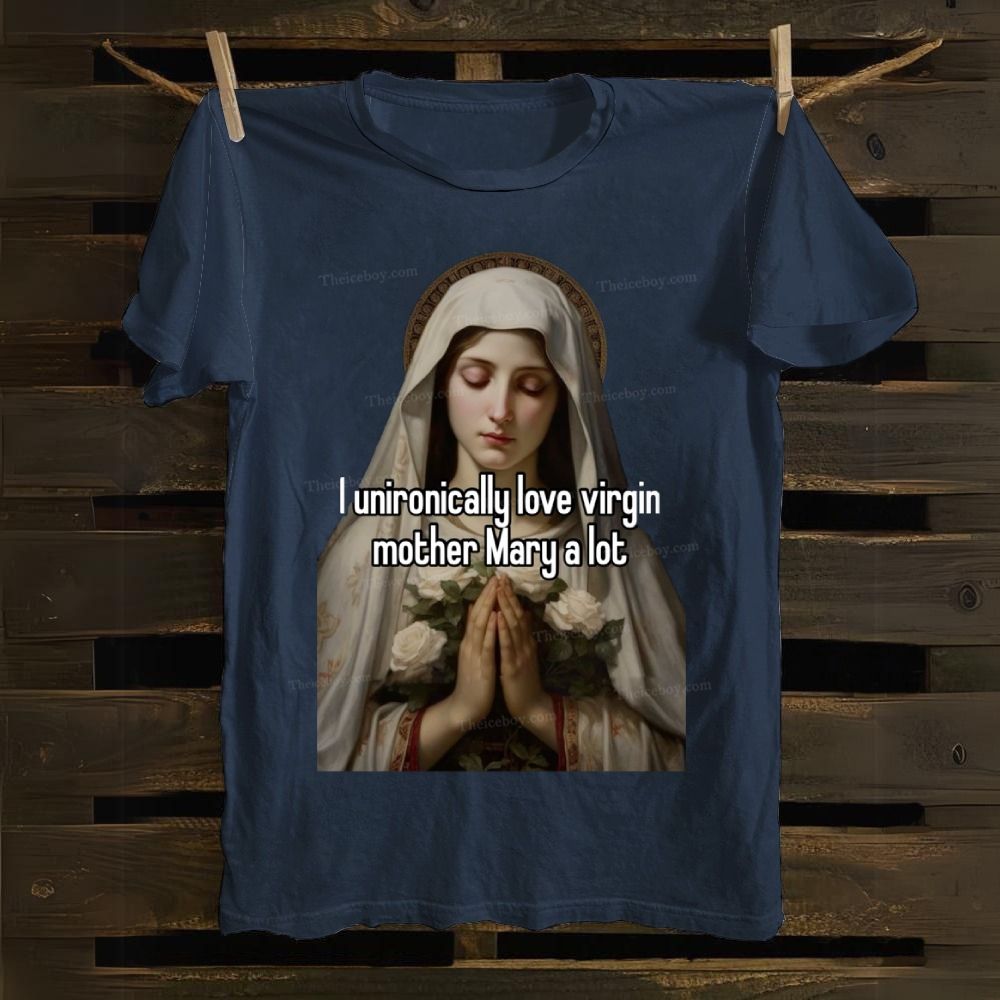 Virgin Mary Maria Cotton T-shirt