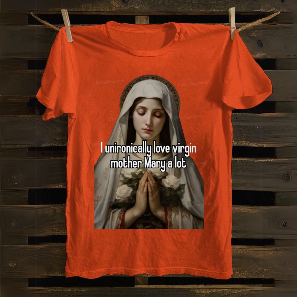 Virgin Mary Maria Cotton T-shirt