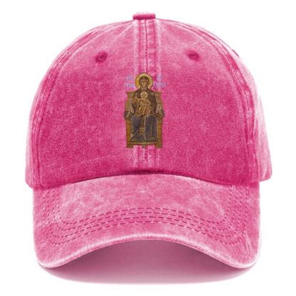 Virgin Mary Unisex Vintage Casual Washed Cap
