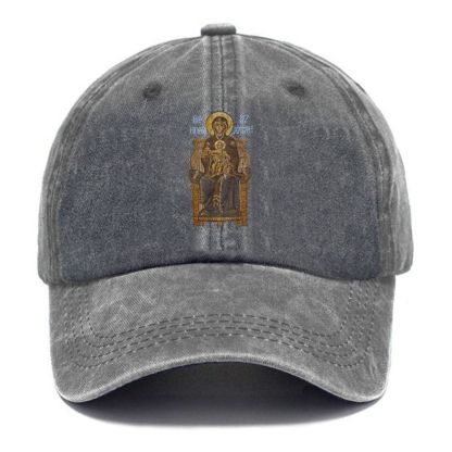 Virgin Mary Unisex Vintage Casual Washed Cap