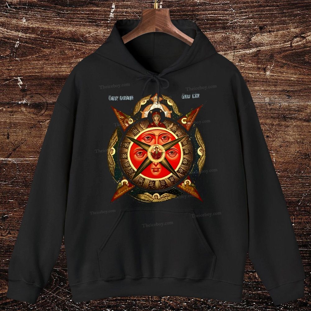 Eye Of Providence Icon Oversized Cotton Hoodies